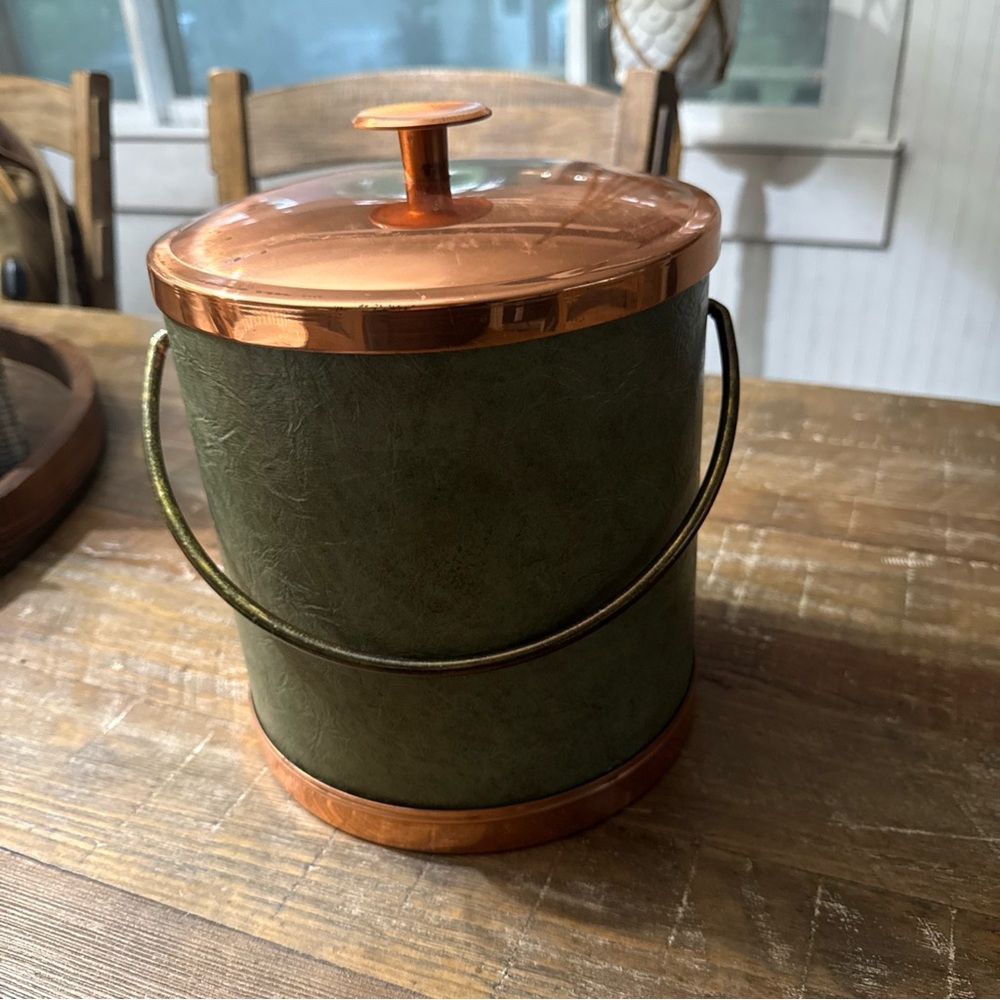 Coppercraft Guild Brushed Copper Ice Bucket with Signature Seal